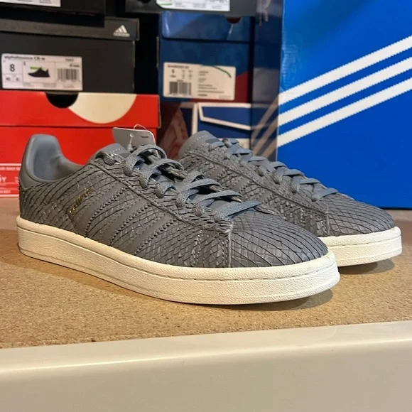 adidas gazelle silver green womens adidas Campus ADV Shoes Grey 11.5 main image 1